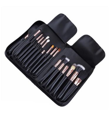 China Fashion 29 Pocket Makeup Brushes Case Travel Zipper Organizer Toiletry Storage Cosmetic Bag for sale