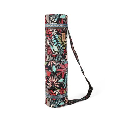 China Lightweight Yoga Mat Bags Canvas Mat Sling Tote Bag Fashion Daily Cross Body Storage Yoga Gym for sale