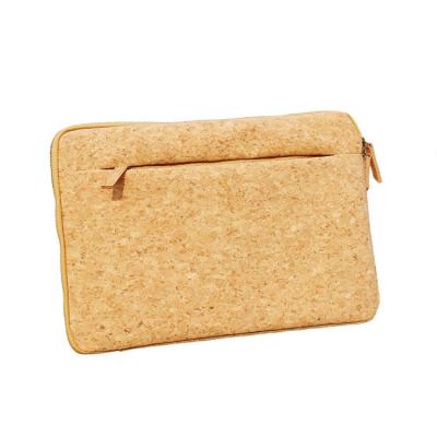 China Custom Eco-Friendly Eco-Friendly Cork Laptop Bag Protective Sleeve Zipper Case for sale