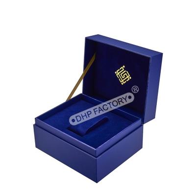 China Estilo azul reloj inteligente caja de regalo organizador fundas de almohada con cinta personalizada en venta