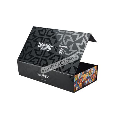 China Delicate Custom Magnetic Box Packaging Collapsible Gift Box With UV Logo for sale