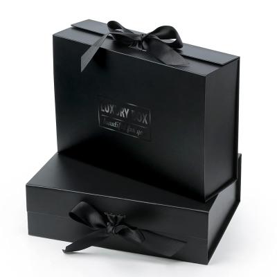 China Afdrukbare Glanzende Magnetische Geschenkdozen Magnetisch Ribbon Geschenkdoos Op maat Te koop