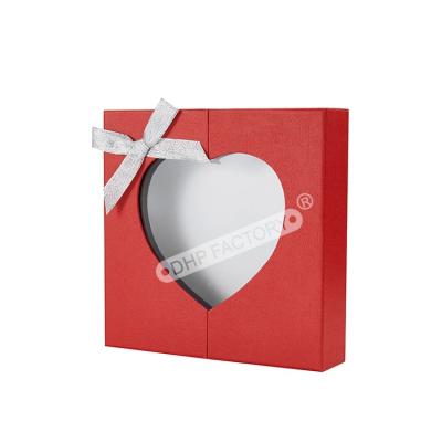 China Eco Friendly Chocolate Bar Packaging Boxes Heart Shaped Paper Box for sale