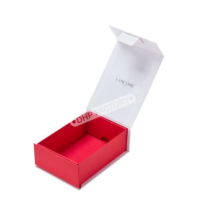 China Versatile Foldable Printed Cosmetic Gift Box Packaging Without Magnets for sale