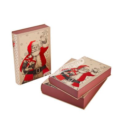Cina Scatola di libri decorativi bianchi per Natale per bambini confezionamento regalo in vendita