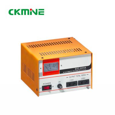 China SVC 0.5kva Single Phase Whole House Low Input Voltage Stabilizer for sale