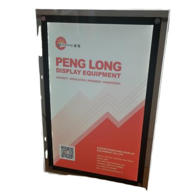 China wholesale aluminum wall mount led acrylic led photo frame led acrylic picture frame a0 for sale