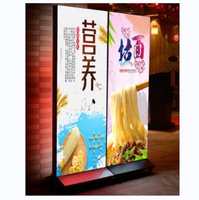 China Contemporary LED Display Stand 80x180cm , Double Side LED Advertising Stand for sale