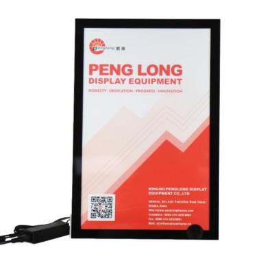 China Snap Aluminum Magnetic Frame LED Display Frame Indoor Use LED Mall Advertising A1-A4 for sale