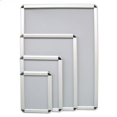 China 32MM Round Corner Frame Poster Silver Anodized Aluminum Snap Picture Frame for sale