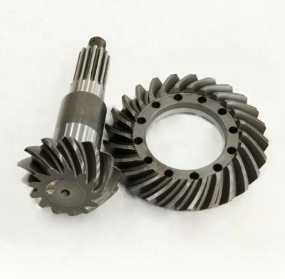 China Professional Factory Custom Transmission Gearbox Crown And Pinion Bevel Gear Set for sale