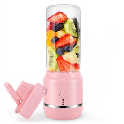 China 2022 Easy Handling Top Selling Portable Pink Electric Juicer Blender With USB Charging Wholesale for sale