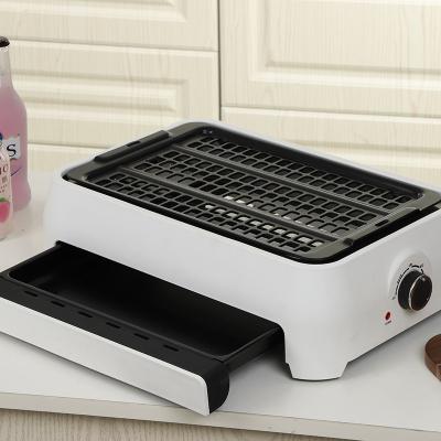 China New Design BBQ 2022 Family Knob Control High Quality Smokeless Barbecue Mini Electric Grill for sale