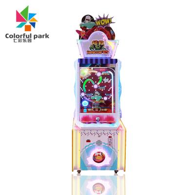 China Plastic colorful park kiddie redemption ticket coin operated game machine for amusement arcade for game coin for sale