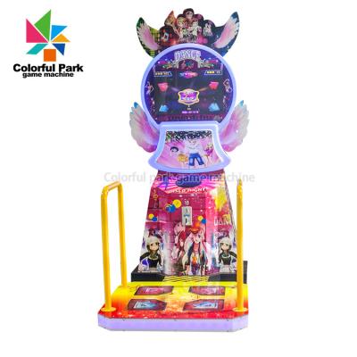 China High Quality Plastic Children's Auto Games Mini Arcade Music Game Machine Dancing Machine for sale