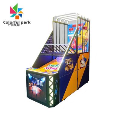 China Plastic Coin Operated Normal Street Basketball Arcade Game Electronic Basketball Game Machine for sale