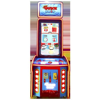 China Plastic Coin Class Redemption Lottery Game Machine Arcade Coin Drop Ball Catch Lottery Game Machine for sale