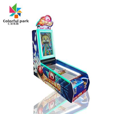 China Park plastic colorful high profit rolling ball machine kiddie mini bowling game machine coin operated for mall or child amusement centers for sale