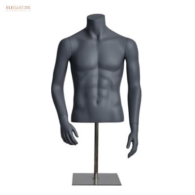 China Plus size materiaupper fashion designer plastic male mannequin and plastic shirt in fabric store for display for sale