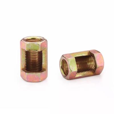 China Female Opening Barge Hexagonal Barge Connection Tooth Adapter Nut Outlet Nut End Female End Thread for sale