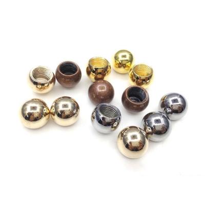 China Connection Steel Ball High Quality Perforated Drilling Iron Tapping Ball Through The Hole Steel Ball Wire With Tang for sale