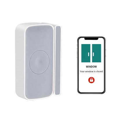 China ABS Shell TUYA Zigbee Smart Home Vibration Sensor Doors and Windows Touch Fireproof Sensor Protect Child Safety Smart Door Sensor for sale