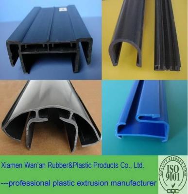 China plastic extrusion profiles for sale