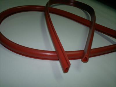 China Red Elastic Rubber Cord Or Extrusion Rubber Tubing Approved AS568 Standard For Assemble Parts for sale