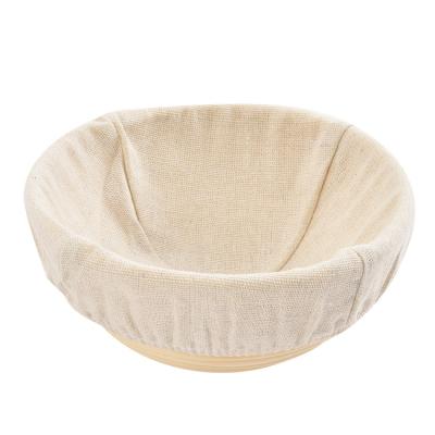 China Sustainable High Quality Custom Bulk Round Riser Bread Proofing Banneton Basket For Home Baking Heavy Duty for sale