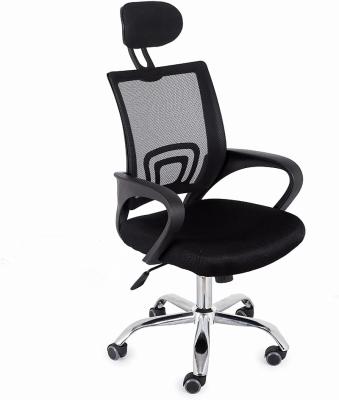 China (Height) Adjustable Mesh Office Chair with Mid Back and Chrome Base, Computer Chair Gaming Chair Black for sale