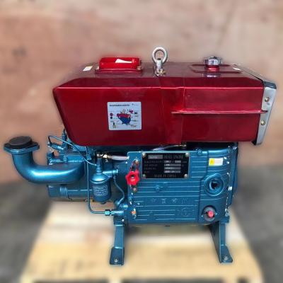 China 7hp 2600rpm High Quality Electric Single Cylinder Start Water Cooled Mini RZ180 Diesel Engine for sale