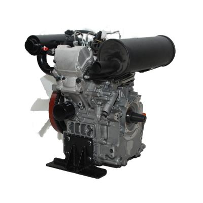 China China Water Cooled Diesel Engine 16hp 12kw 3000rpm Small V-twin 2v80 Diesel Engine for sale