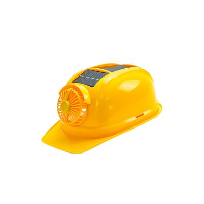 China Construction site durable rainproof film construction hard hat solar safety helmet with fan protector TF01 helmet for sale