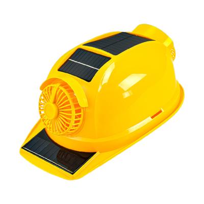 China ABS Safety Hard Hat Anti Shock Helmete Single Fan Industrial Site Construction Protector For Bike TF02 for sale