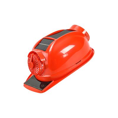 China Air Conditioned Two Fan Cooling Solar Helmet With Fan Construction Safety Rain Cap TF02 for sale