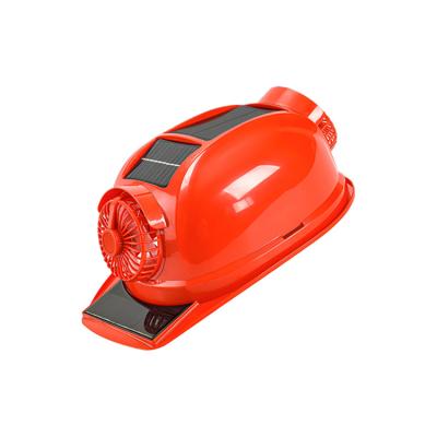 China Rechargeable Dual Fan Construction Site Safety ABS Solar Helmet Fan For Construction TF02 for sale