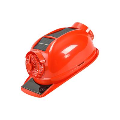 China Shell Welding Work Safety Helmet Two Air Conditioning Fan ABS Hard Hat Solar Fan Trade TF02 for sale