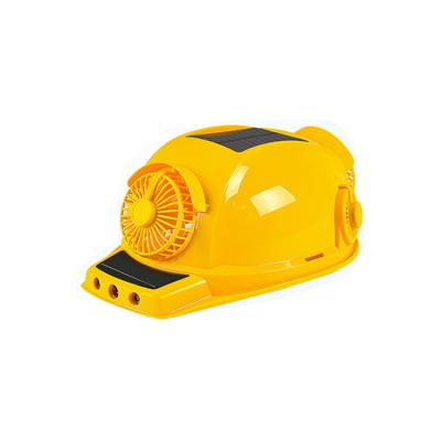 China Labor Safety Four Fans Double Edge Full Construction Helmet Solar Light Vented Cooled Construction Hard Hat LF04 for sale