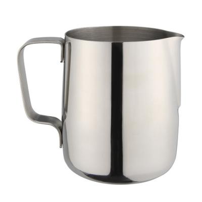 China Nodic Style Viable Milk Frothing Pitcher Stainless Steel Milk Steaming Pitcher Espresso Coffee Latte Jug for sale