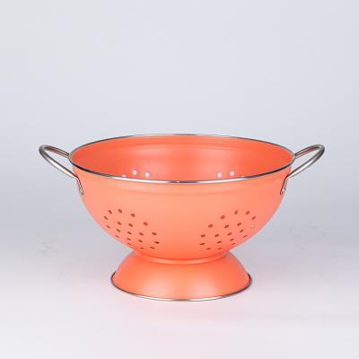 China Good Quality Sustainable Fruit Basket Container Contemporary Customized Color Colander For Kitchen for sale