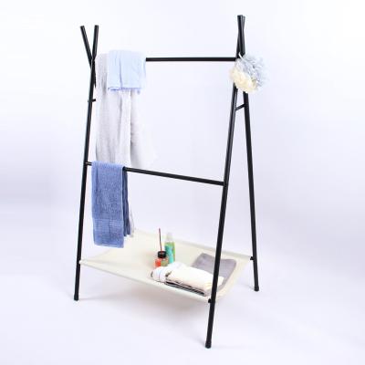 China Durable New Design Customized Sturdy Unique Folding Bathroom Towel Rack Shelf for sale