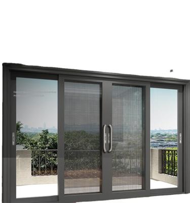 China Decoration hot selling European and American modern minimalist design aluminum profile for sliding door for sale