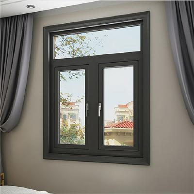 China China Factory Magnetic Aluminum Frame Horizontal Screen Casement Stained Glass Window For Modern Home for sale