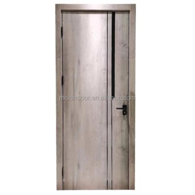 China Waterproof Modern Home Door Wood Panel Door Interior Simple Design for sale