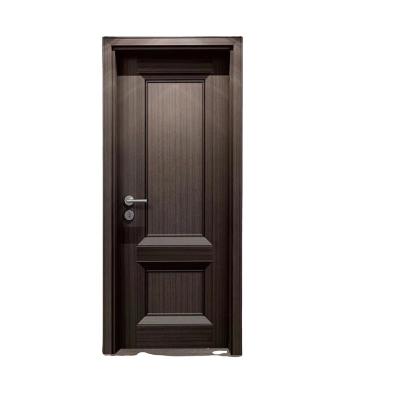 China Waterproof Wooden House Door Solid Wood Internal Door With Design for sale