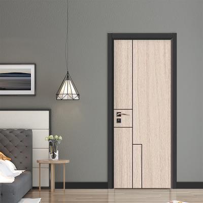 China Wooden Door Korea Style Fiber Door Waterproof Wood Veneer for sale