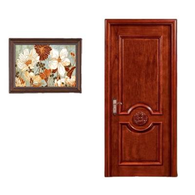 China Waterproof Classic Outdoor Teak Wood Price Main Entry Door Style Single Door for sale