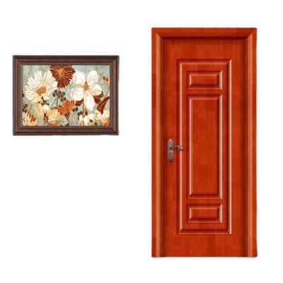 China Waterproof Classic Sapele Wooden Door Design Door Factory Guangdong Interior Home for sale