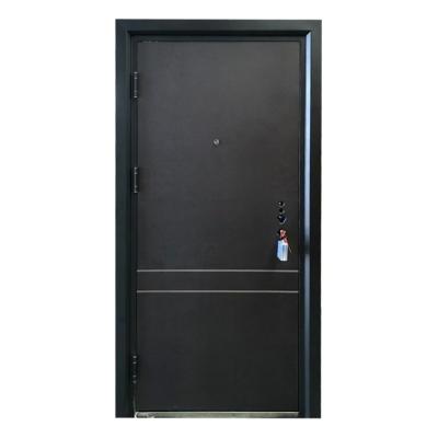 China Weatherproof Years of Production and Operation Factory Custom Design Modern Steel Residential Security Doors for sale