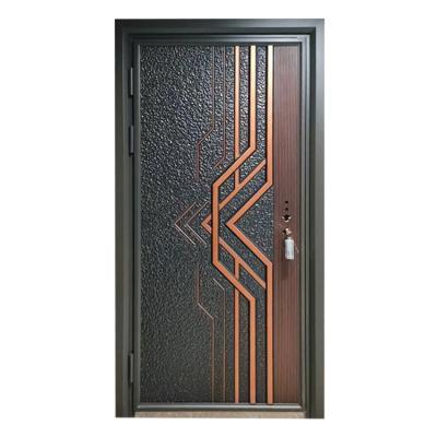 China International Standard Supply Modern High Quality Customized Stainless Steel Main Doors for sale